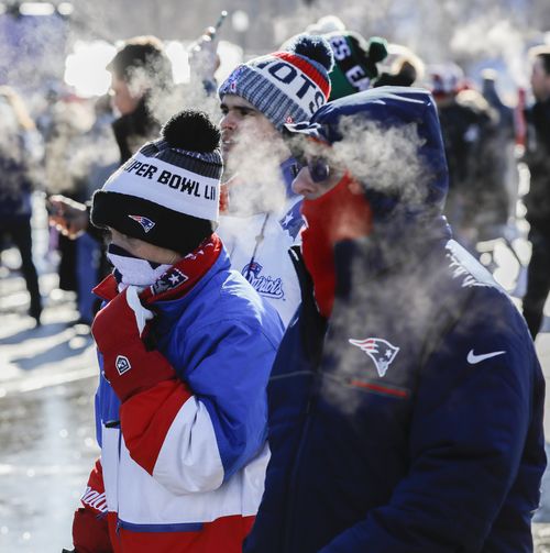 Fans will have a cold walk into the stadium for today's game. (AAP)