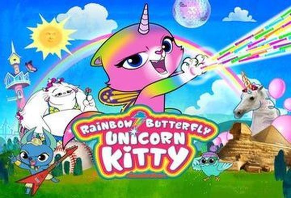Rainbow Butterfly Unicorn Kitty