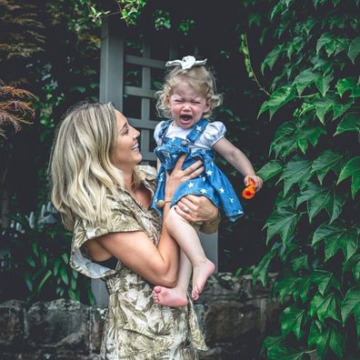 Jasmine Stefanovic and daughter Harper. 