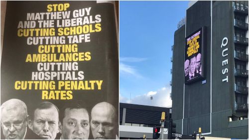 The Victorian Labor Party's campaign ads have appeared across a wide variety of mediums in the lead up to the election. 
