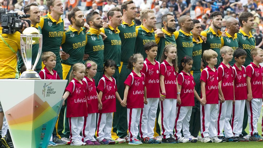 South Africa's cricket team has been named among a host of international teams not meeting race targets. (AFP)