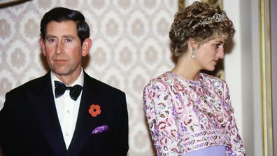 Prince Charles and Princess Diana in 1992.