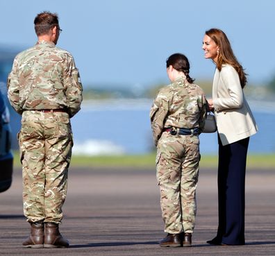 Kate Middleton RAF base