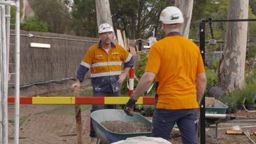Adam installs a toll on site