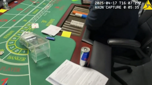 Alleged illegal gambling den raided in Perth