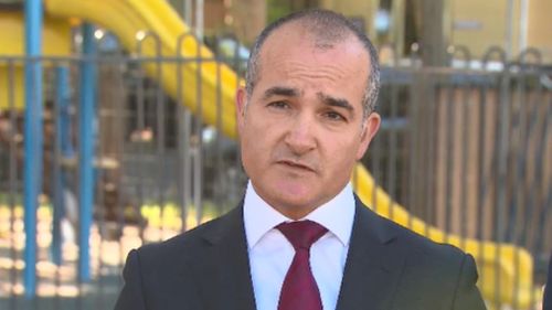 Education Minister James Merlino spoke about his plans for VCE during a press conference today. (9NEWS)