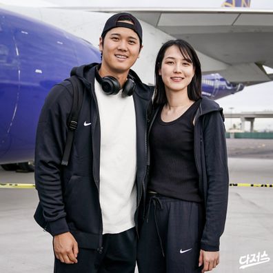 Shohei Ohtani and Mamiko Tanaka