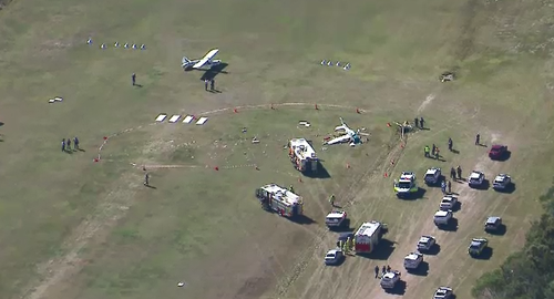 Plane crash at Caboolture Airfield