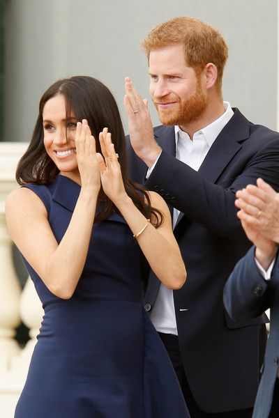Meghan Markle and Prince Harry in Melbourne, Thursday October 18 2018