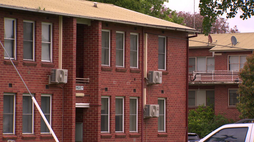 Police arrived at a home on Savige Street in Ascot Vale about 2.05am this morning, shortly after receiving reports a man was allegedly breaking down the front door.