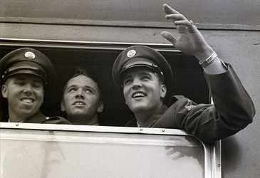 Where was Elvis Presley stationed after being drafted into the US Army?