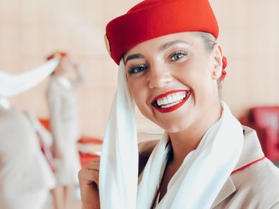 emirates flight attendant laura