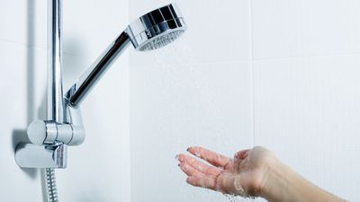 Water saving shower hack