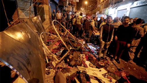 Suicide bomb blasts kill 41 in Beirut Hezbollah bastion