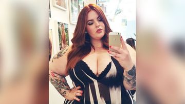 Tess Holliday is the largest  model signed to a mainstream modelling agency. (Instagram)