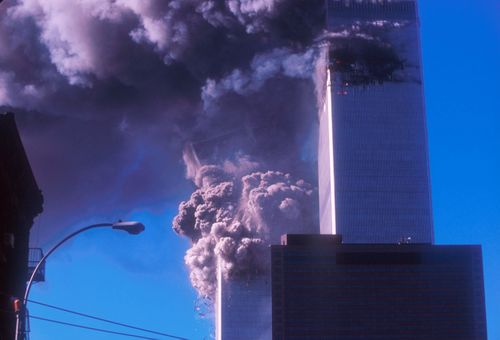 Although it was hit after the North Tower, the South Tower of the World Trade Center was the first to crash to the ground on September 11.