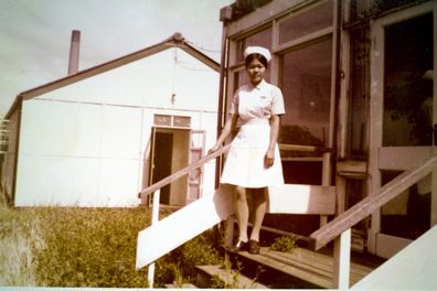 Mareia Teh during her early years as a nurse.