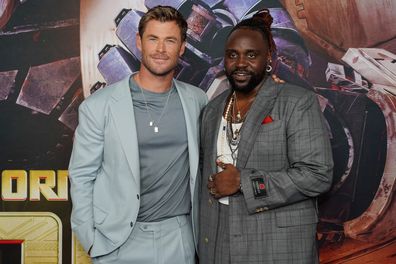 Chris Hemsworth and Brian Tyree Henry