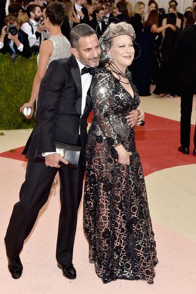 Marc Jacobs and Bette Midler, Met Gala 2016