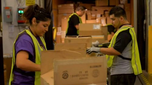 The warehouse will enable Amazon to ramp up its delivery service across the country.