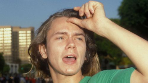 River Phoenix during 'Batman' Los Angeles Premiere in 1989. He was dead four years later. (Getty Images)