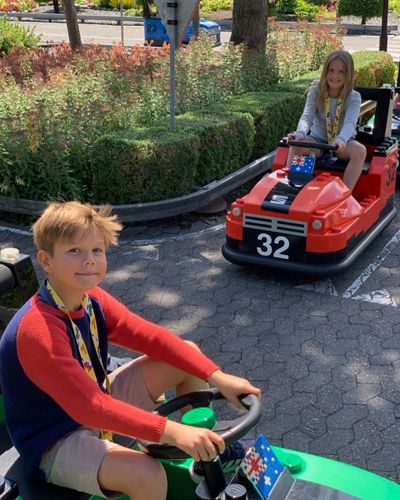 Prince Vincent and Princess Josephine on holidays, July 2019