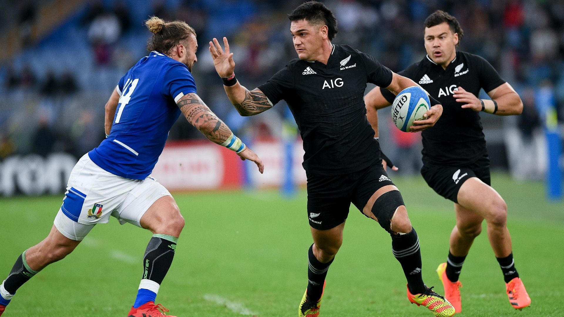 All Blacks rack up records in 47-9 win over Italy