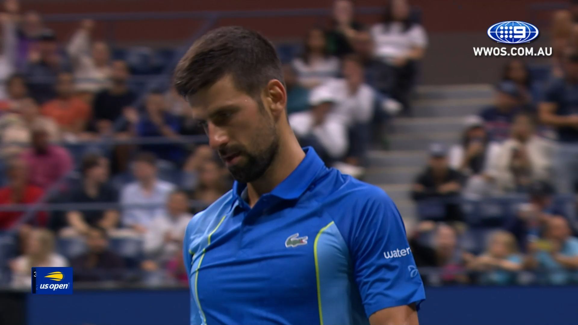 Novak Djokovic comes back after dropping the first two sets to beat Laslo Djere at the US Open