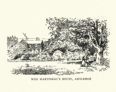 Harriet Martineau's House, Ambleside, Cumbria, 19th Century