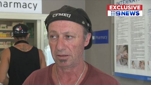 Alan's son Marc is worried he won't be able to take his dad home. (9NEWS)