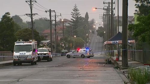 The homicide squad is investigating the woman's death. (9NEWS)