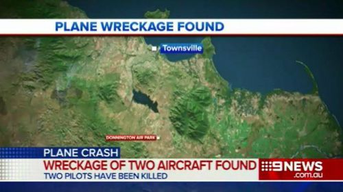 Searchers found wreckage of two ultralight planes around the Donnington Air Park in Queensland's north. (9NEWS)