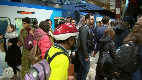 Metro Trains is investigating. (9NEWS)