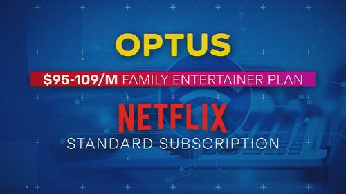 Optus has a family entertainer plan for between $95 and $109 a month including a Netflix standard subscription.