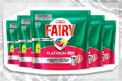 9PR: Fairy Platinum Plus Dishwasher Tablets Value Bundle, 70-Pack