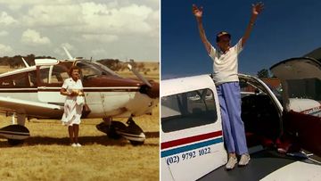 Trailblazing pilot celebrates 100th birthday with joy flight