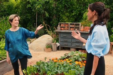 With Love, Meghan. (L to R) Alice Waters, Meghan, Duchess of Sussex