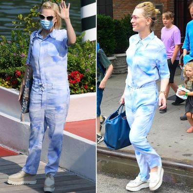 Cate Blanchett at the 2020 Venice Film Festival and in New York in 2019.