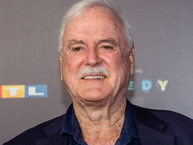 John Cleese pose for the 23rd annual German Comedy Awards at Studio in Koeln Muehlheim on October 2, 2019 in Cologne, Germany. 