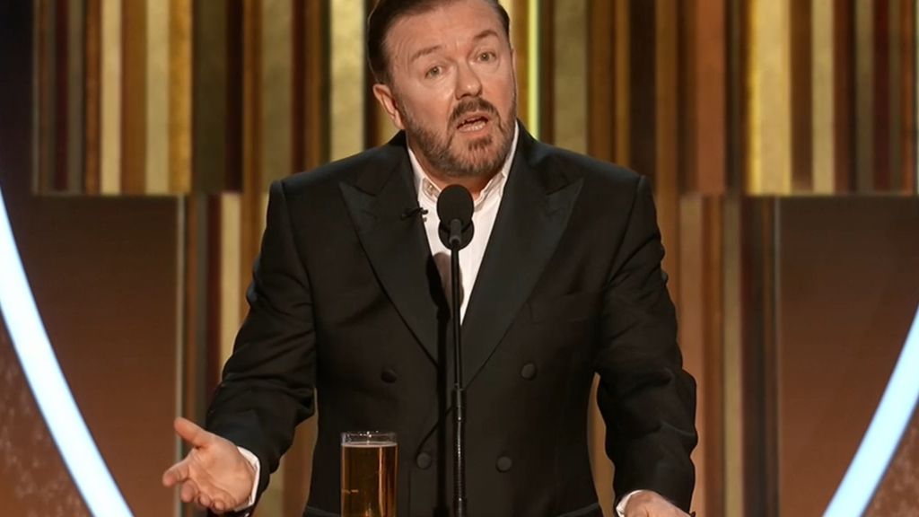 Ricky Gervais Golden Globes 2020 Vostfr Golden Globes 2020: See Ricky Gervais' opening monologue - 9Celebrity