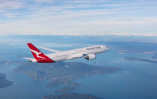 The Qantas flight from Los Angeles to Melbourne nosedived mid-air for 10 seconds after entering a wind vortex created by another plane. Picture: Supplied.