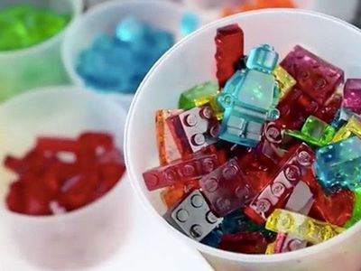 <p>Lego Loot Bags</p>
<p>Not great for teeny tots (you don't want to encourage chewing on real Lego) but for bigger boys, this Lego candy is pretty cool. You need a <a href="https://shop.lego.com/en-AU/Minifigure-Ice-Cube-Tray-852771" target="_blank">Lego ice cube tray</a> (yes they exist) and <a href="https://www.youtube.com/watch?v=n3_dV-e4d9c" target="_blank">follow the recipe here</a> for gummy candy and pour it in to set. Too hard? Grab some little real Lego characters and pop them in a loot bag with a selection of sweets.</p>