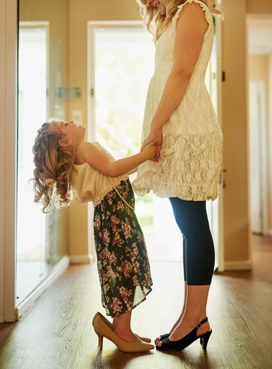 Woman unhappy mother in law dresses daughter in designer clothes