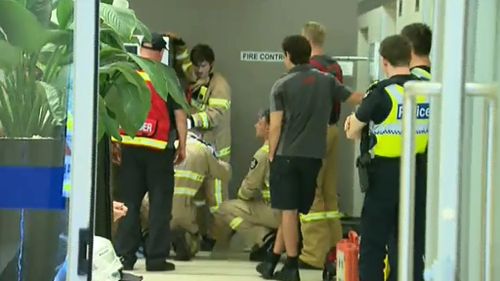 Rescuers spent about six hours working to free the boy. (9NEWS)