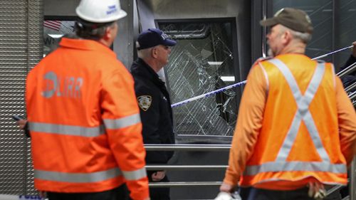A train derailment has left more than 100 people injured in New York. (AAP)