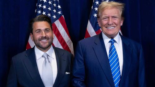 Nick Adams with Donald Trump.