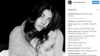 Thylane has over half a million Instagram followers