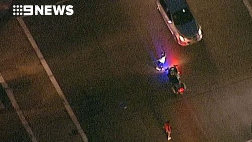 Police continue to divert traffic in affected areas. (9NEWS)
