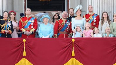 Queen Elizabeth royal family Trooping the Colour