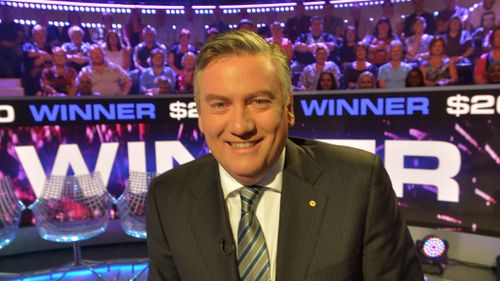 Host Eddie McGuire says the best part of being host is finding out how contestants have used their prize money to change their lives. (Channel 9)